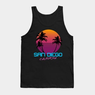 San Diego Retro 80s Tank Top